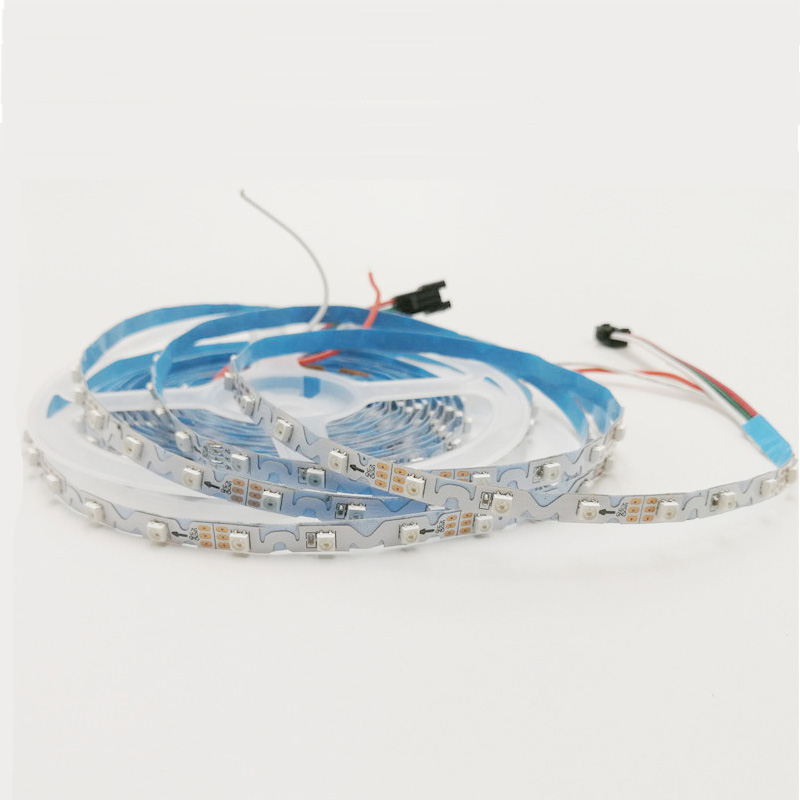 SK6805(Similar to SK6812) SMD2427 S Shape 60LEDS/M DC5V Ultra Slim 5MM-Wide Digital Intelligent Addressable LED Strip Lights SK6805(Similar to SK6812) SMD2427 S Shape 60LEDS/M DC5V Ultra Slim 5MM-Wide Digital Intelligent Addressable LED Strip Lights